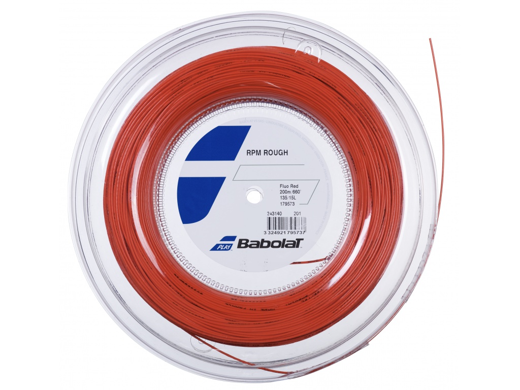 Babolat RPM Rough Fluo Red 200m 1,30